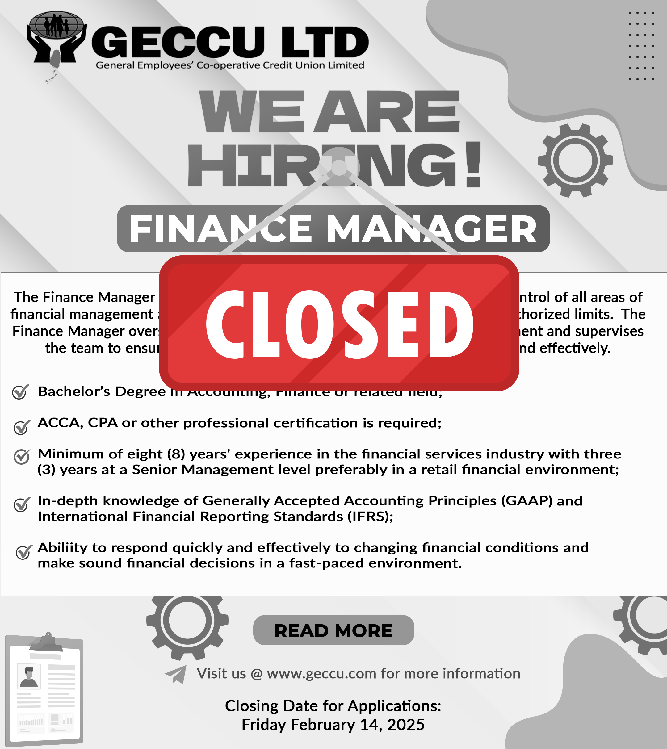 Finance Manager