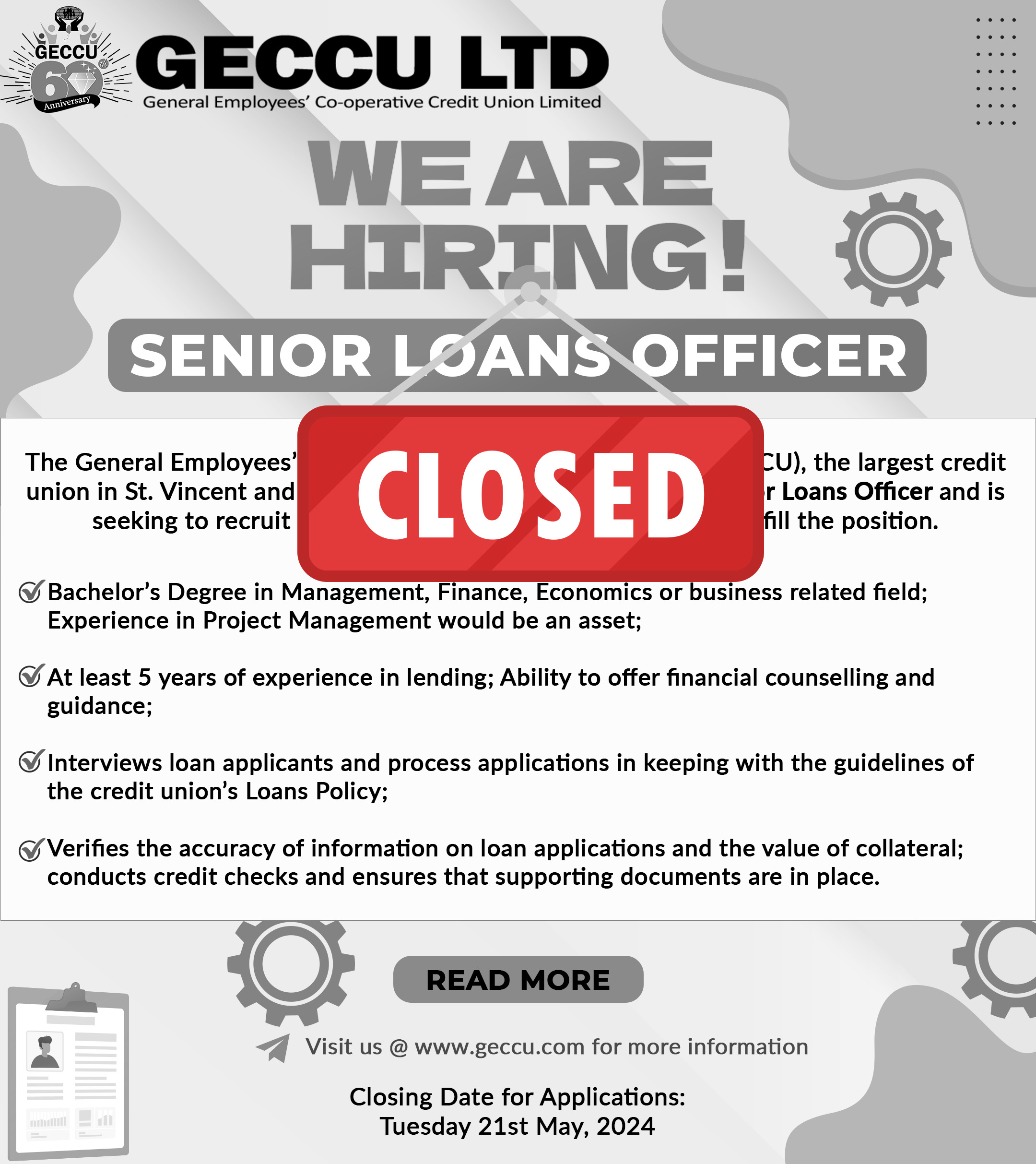 Senior Loans Officer
